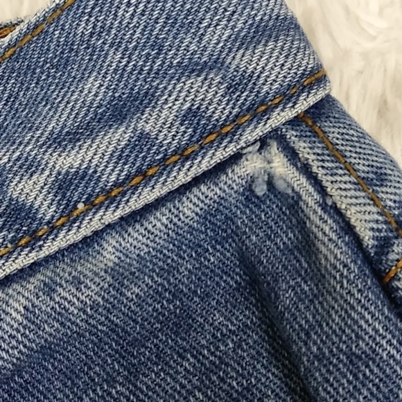 Route 66 Vintage High Rise Five Pocket Button Zipper Tapered Leg Blue Jeans - Picture 7 of 15